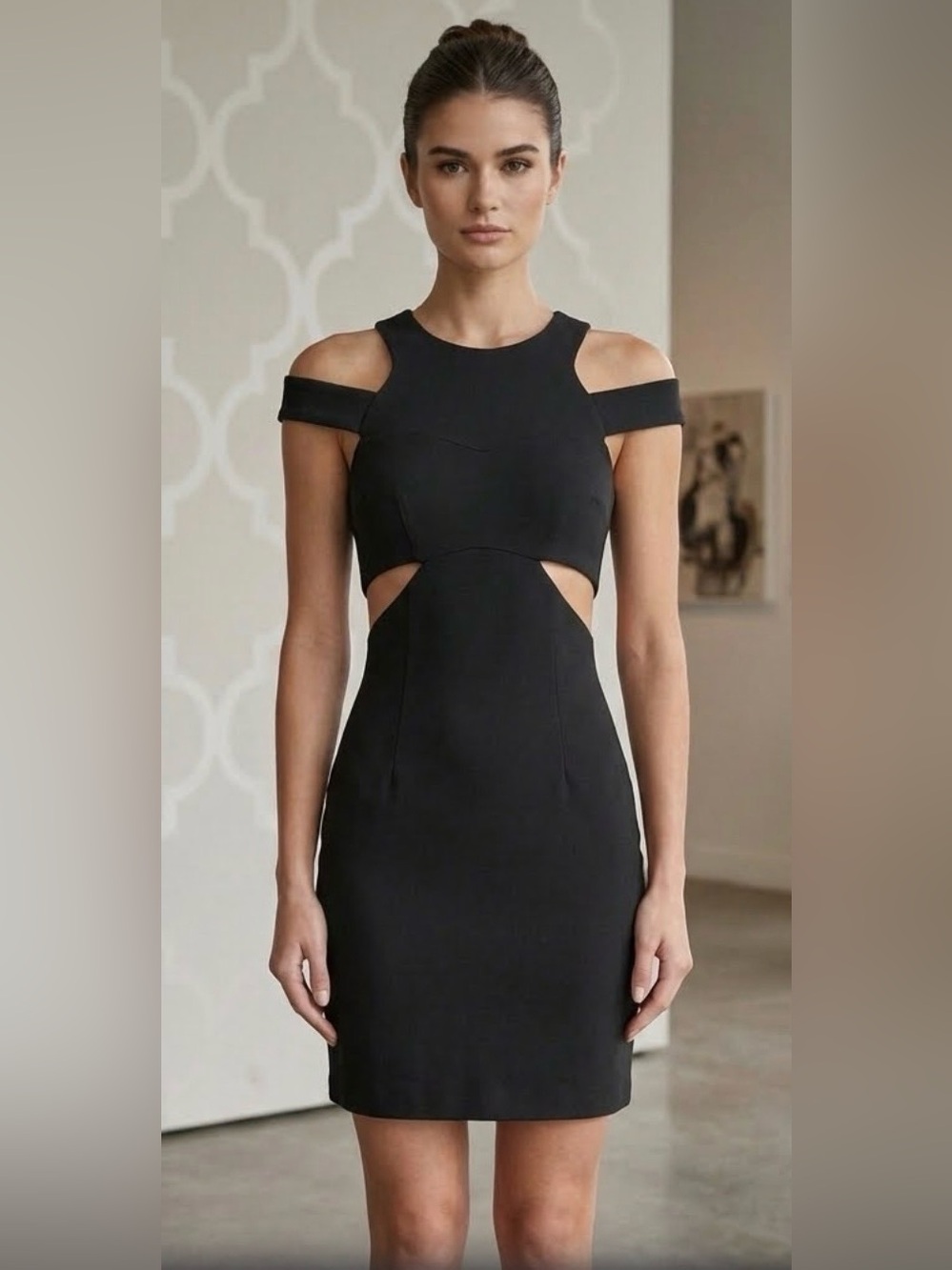 AQ/AQ Bodycon Cut Out Dress